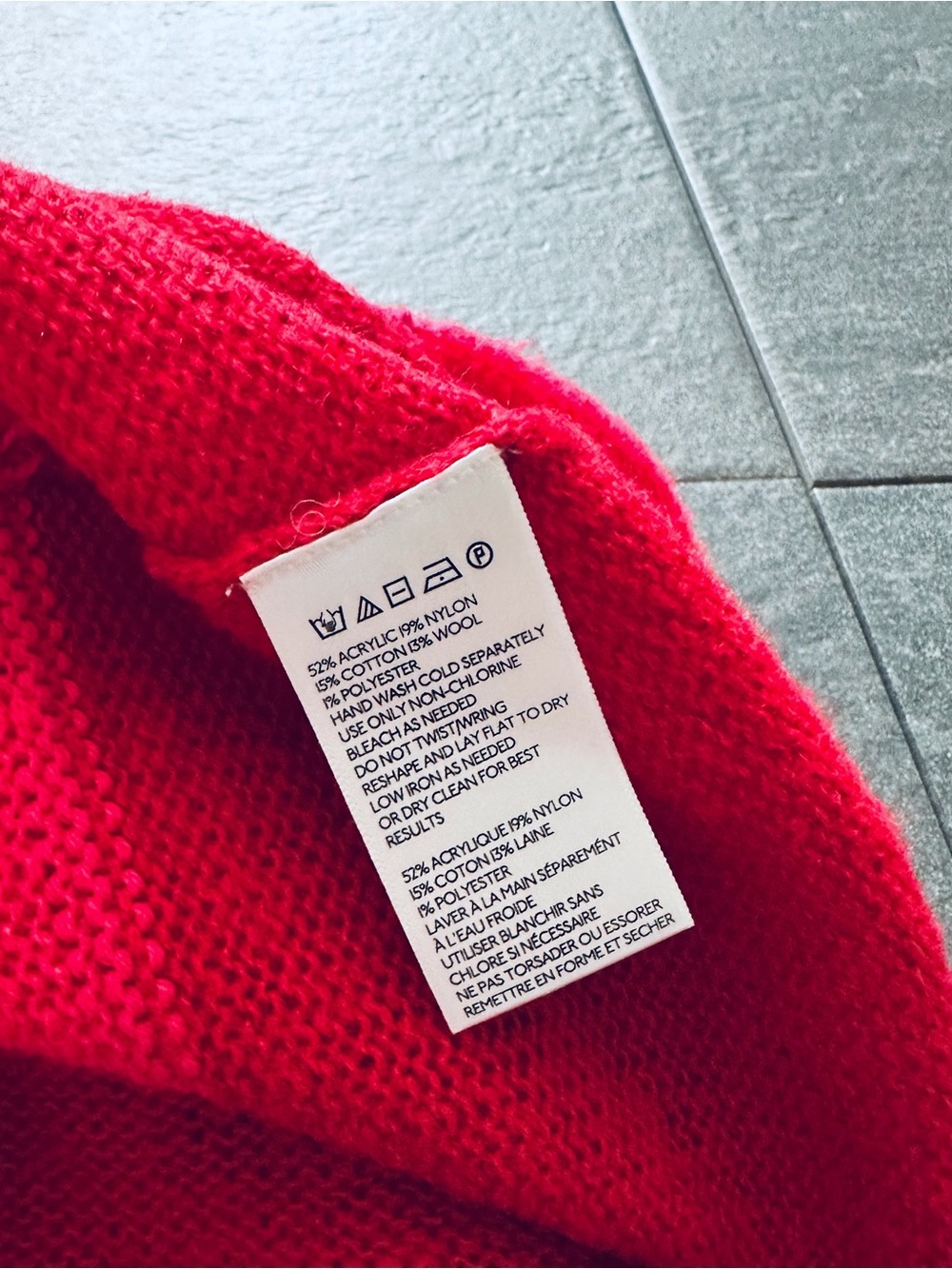 Cooperative’ NWOT Wool Blend Colorblock Cropped Sweater Women’s XS 3/4 Sleeve - Picture 10 of 11
